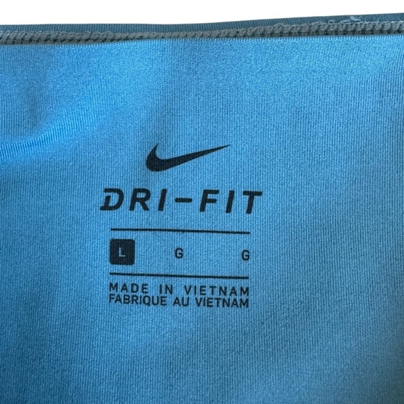 Nike One Luxe Mid-Rise Tights, Turquoise Blue, Size L - Picture 4 of 8